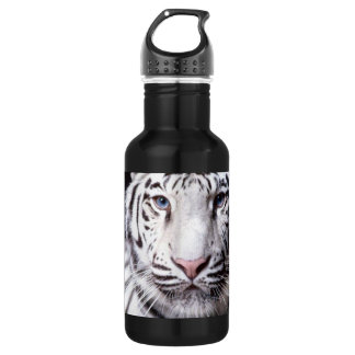 Bouteille D'eau Photographie blanche de tigre de Bengale