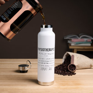 Bouteille D'eau Physiothérapeute personnalisée drôle