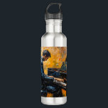 Bouteille D'eau Piano Player - Peinture à l'huile<br><div class="desc">Oeuvre de Brady Arnold</div>