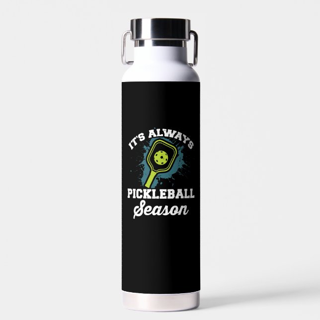 Bouteille D'eau Pickleball Drôle cadeaux de Pickleball (Avant)