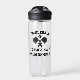 Bouteille D'eau Pickleball Paddle Palm Springs Californie Custom