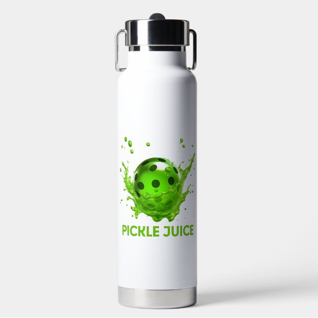 Bouteille D'eau Pickleball "Pickle Juice" Poussette isolée (Salle de sport)