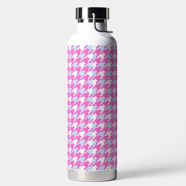 Bouteille d'eau pied-de-poule (Droite)