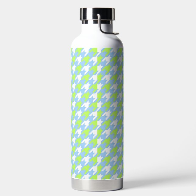 Bouteille d'eau pied-de-poule (Droite)