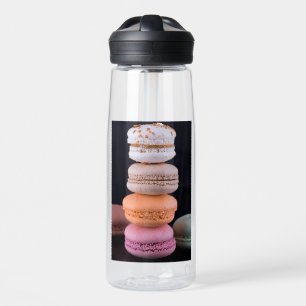 Bouteille D'eau Pile coloré de Macarons français