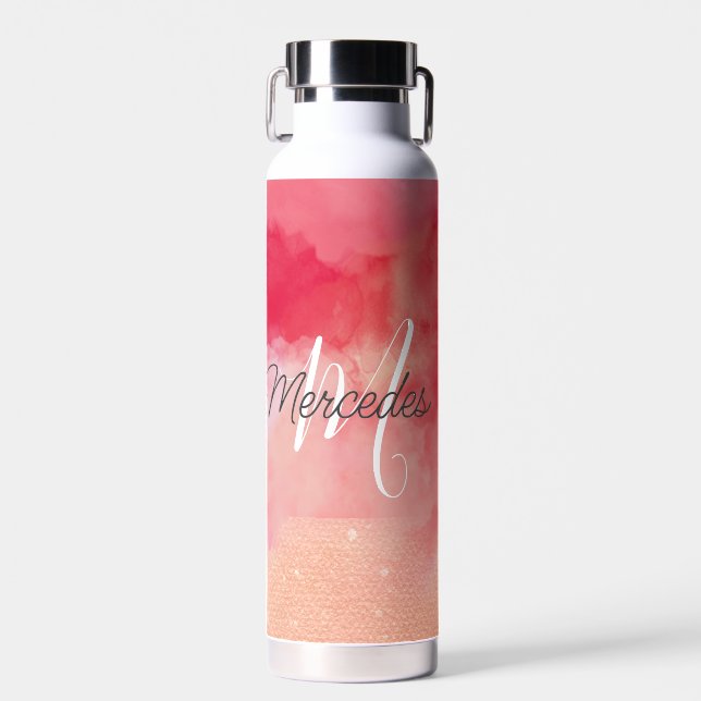 Bouteille D'eau Pink and Reds Tie Dye iPad Smart Cover (Avant)