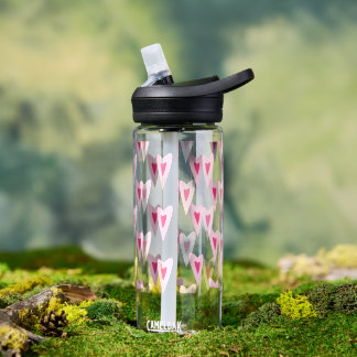 Bouteille D'eau Pink Heart Valentines Water Bottle