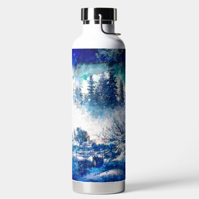 Bouteille D'eau Pins Snowstorm Artiste (Droite)