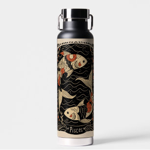 Bouteille d'eau Pisces Zodiac céleste Art