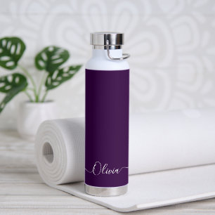 Bouteille D'eau PixDezines Mangosteen violet do-it-yourself couleu