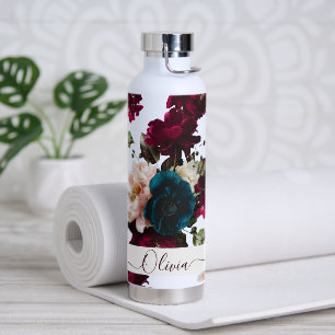 Bouteille D'eau PixDezines Moody Botanical do-it-yourself Arrière