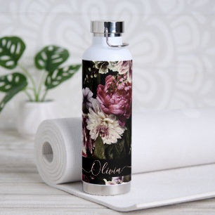 Bouteille D'eau PixDezines Moody Botanical do-it-yourself Arrière