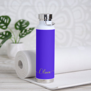 Bouteille D'eau PixDezines Violet violet do-it-yourself couleur bo