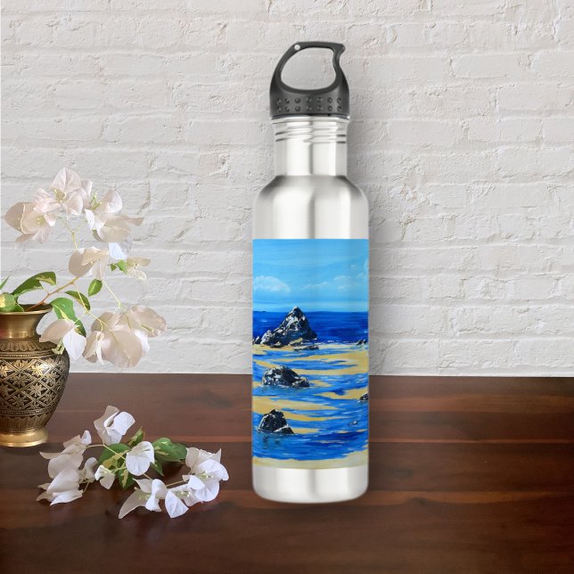 Bouteille D'eau Plage (Créateur téléchargé)