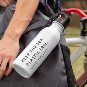 Bouteille D'eau Plastique gratuit La pollution de la mer sauve l
