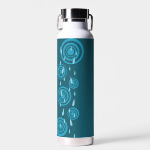 Bouteille D'eau Pluie bleue