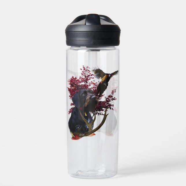 Bouteille D'eau Pointeur À poils durs allemand (Extérieur)