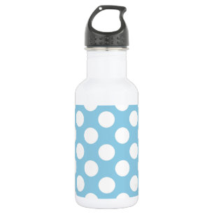 Bouteille D'eau Points bleus, Motif à pois, Points, Pointillé