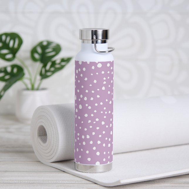 Bouteille D'eau Points Dalmatiens Lilac, Points Dalmatiens, Pots D (Yoga)
