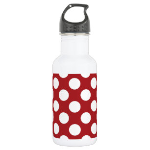 Bouteille D'eau Points rouges, Motif à pois, Pois, Pointillé