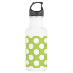 Bouteille D'eau Points verts, Motif à pois, Pois, Pointillé