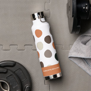 Bouteille D'eau Pois Abstraits Boho modernes