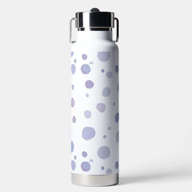 Bouteille D'eau pois peint à la main (Salle de sport)