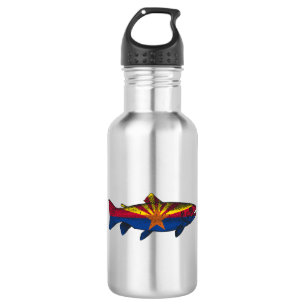 Bouteille D'eau Poisson Arizona Drapeau truite