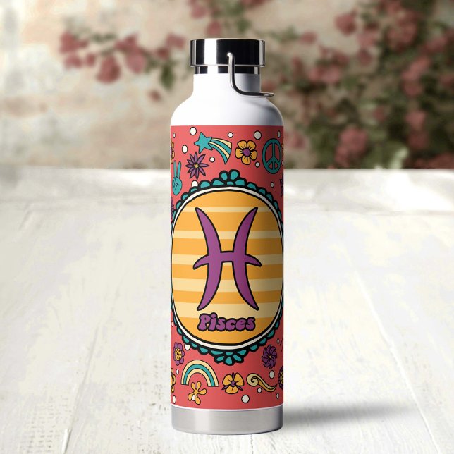 Bouteille D'eau Poisson Groovy Personnalisé (Créateur téléchargé)