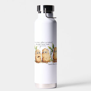 Bouteille D'eau Pommes de terre mignonnes Jortes drôle Pomme de te