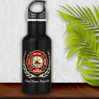 Bouteille D'eau Pompier personnalisé