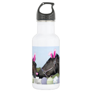 Bouteille D'eau Pony de Pâques et cheval