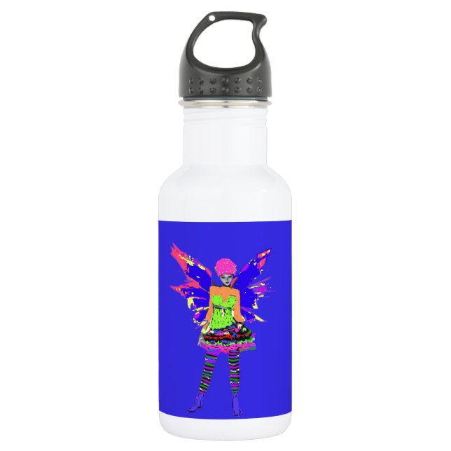 Bouteille D'eau Pop Pop Art Punk Fairy (Devant)