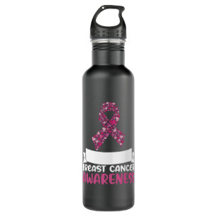 Bouteille D'eau Porter Rose Famille Correspondant Cancer du sein S