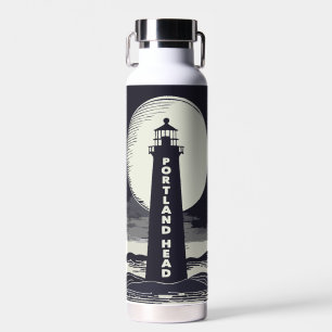 Bouteille D'eau Portland Head Maine Lighthouse Moon