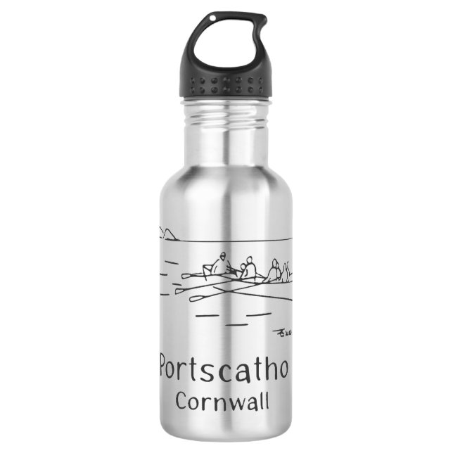 Bouteille D'eau Portscatho Gig Rowers Water Bottle (Devant)