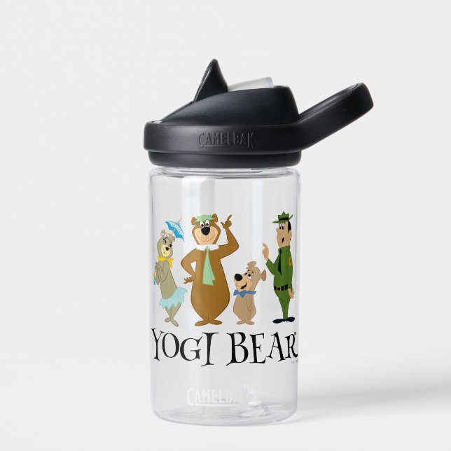 Bouteille D'eau Pose classique Yogi Bear and Friends (Gauche)