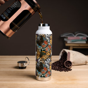 Bouteille D'eau Poster de animal. Ailes papillons.