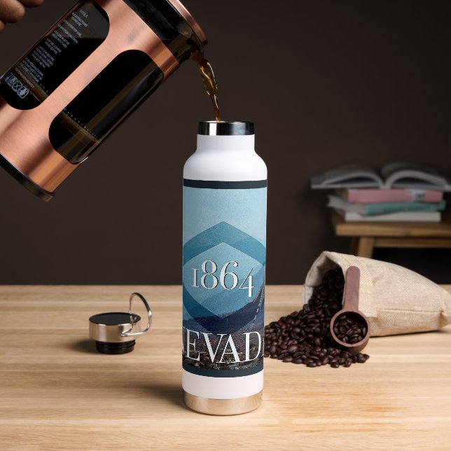 Bouteille D'eau Poster du paysage du Nevada (Gym)