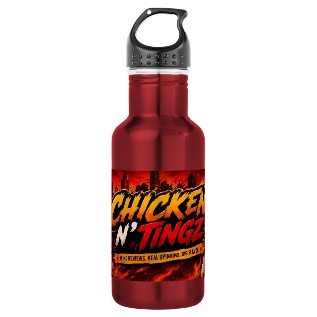 Bouteille D'eau poulet N' tingz (Devant)