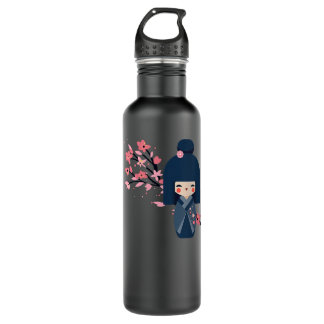 Bouteille D'eau Poupée Usaburo Kokeshi pour femmes et Sakura Ch ja