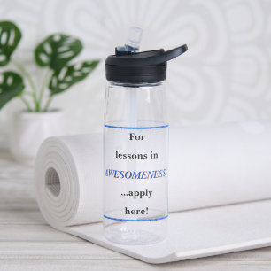 Bouteille D'eau Pour des leçons de génialité