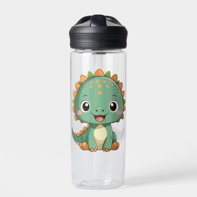 Bouteille d'eau pour enfants avec un dinosaure sou (Extérieur)