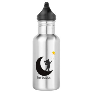 Bouteille d'eau pour enfants Lune & Étoile Rêveuse