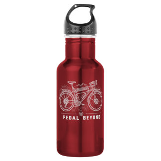 Bouteille d'eau pour l'aventure à vélo de montagne