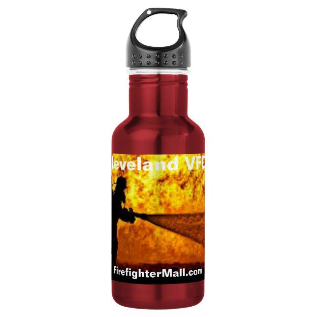 Bouteille d'eau pour pompier Cleveland VFD (Devant)