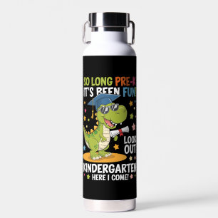 Bouteille D'eau Pré K Graduate jardin d'enfants Dinosaur T Rex