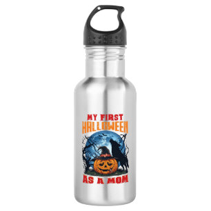 Bouteille D'eau Premier Halloween en tant que maman citrouille lou