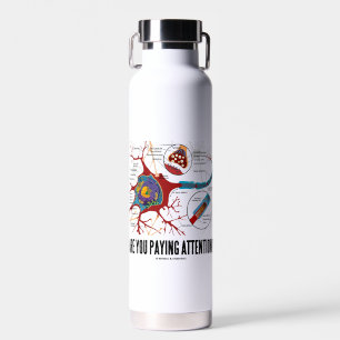 Bouteille D'eau Prends-Tu Attention ? Humour Synapse du neurone