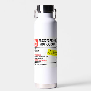 Bouteille D'eau Prescription cacao Personnalisé Personnalisé Perso